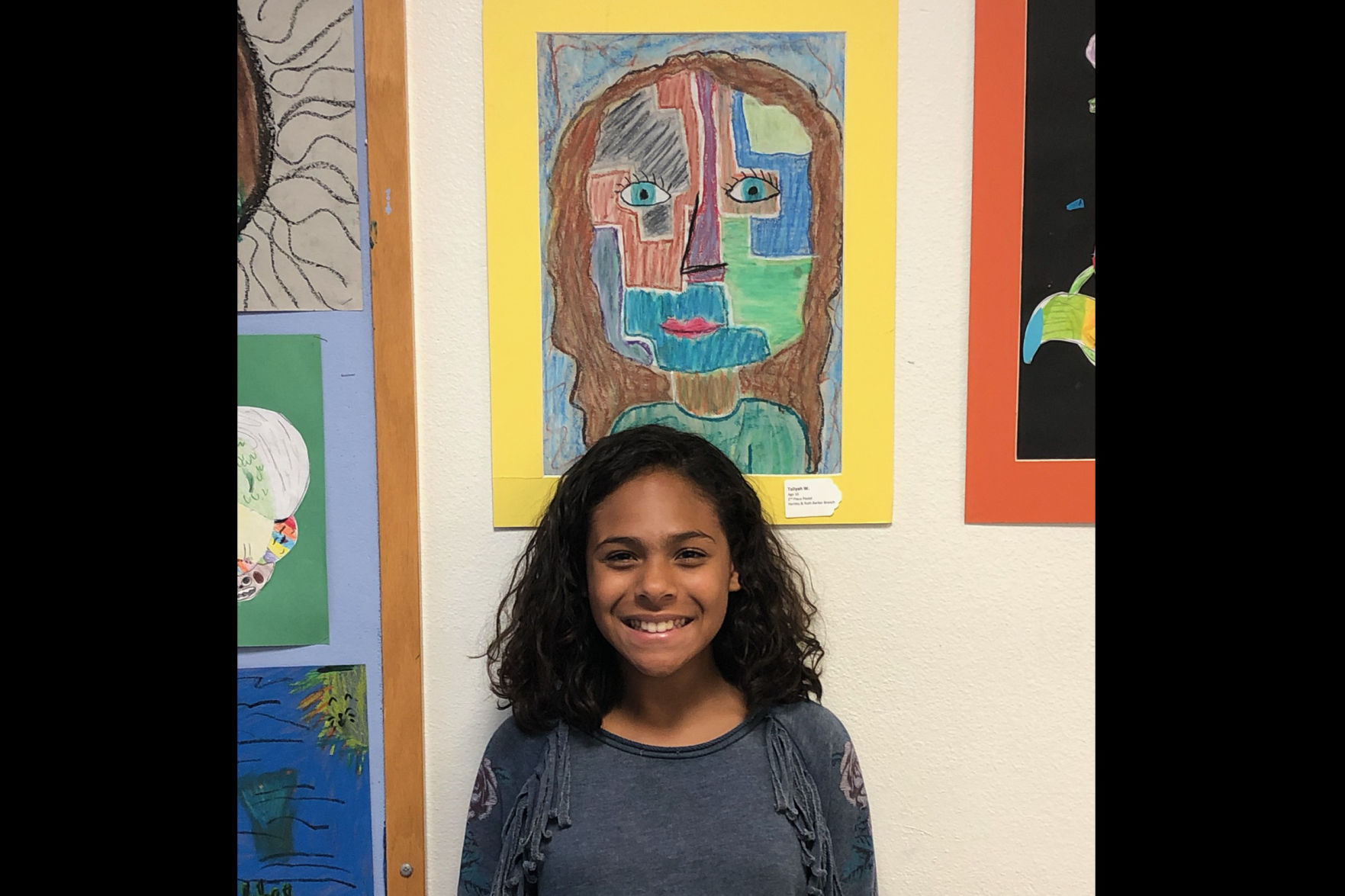 Navajo Elementary School Taliyah Wilkes Boys & Girls Club artists to display their work